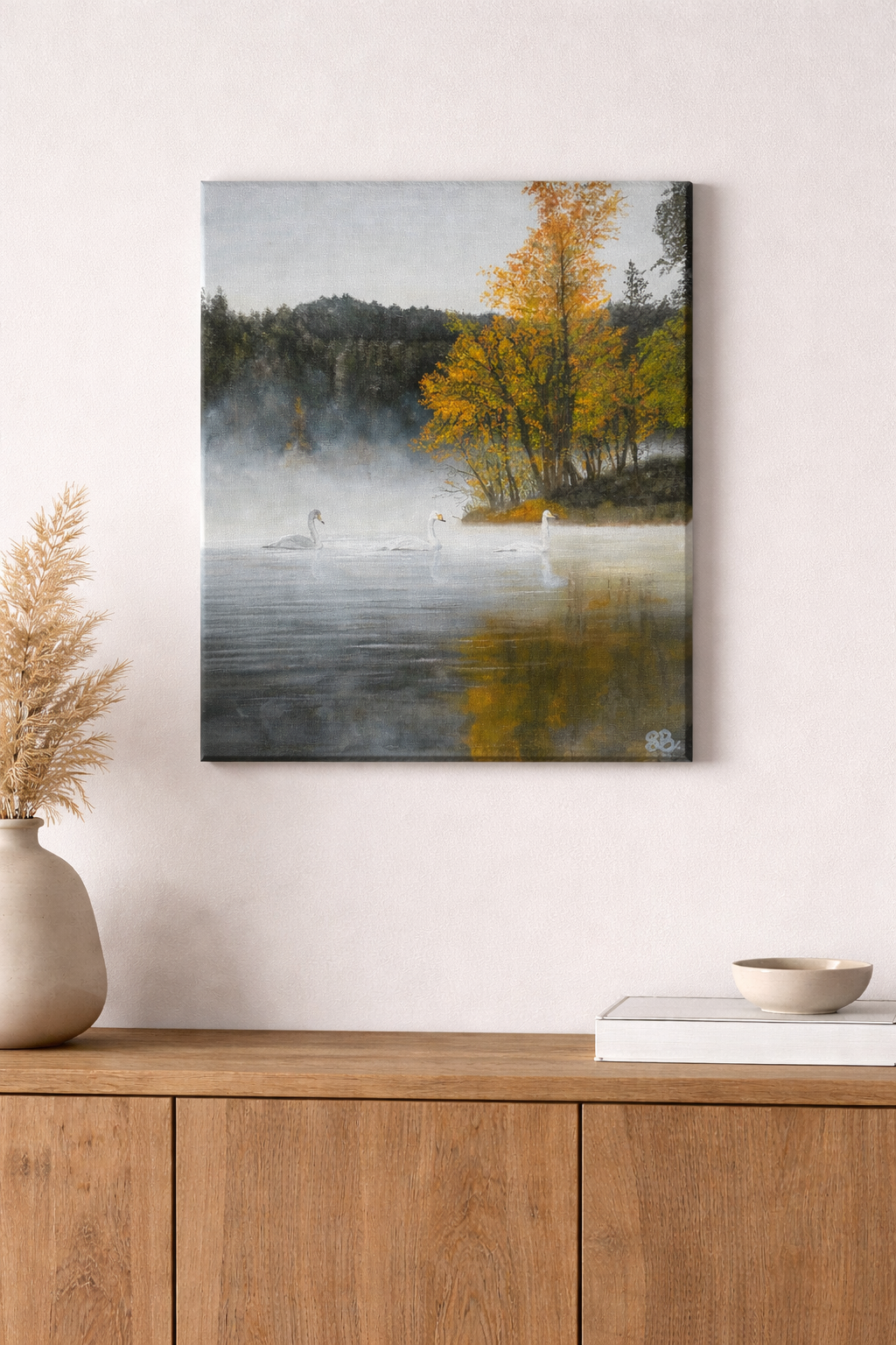 Morning by the Lake Print