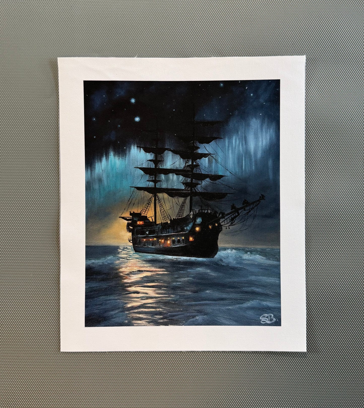 Guided by the Northern Glow Print