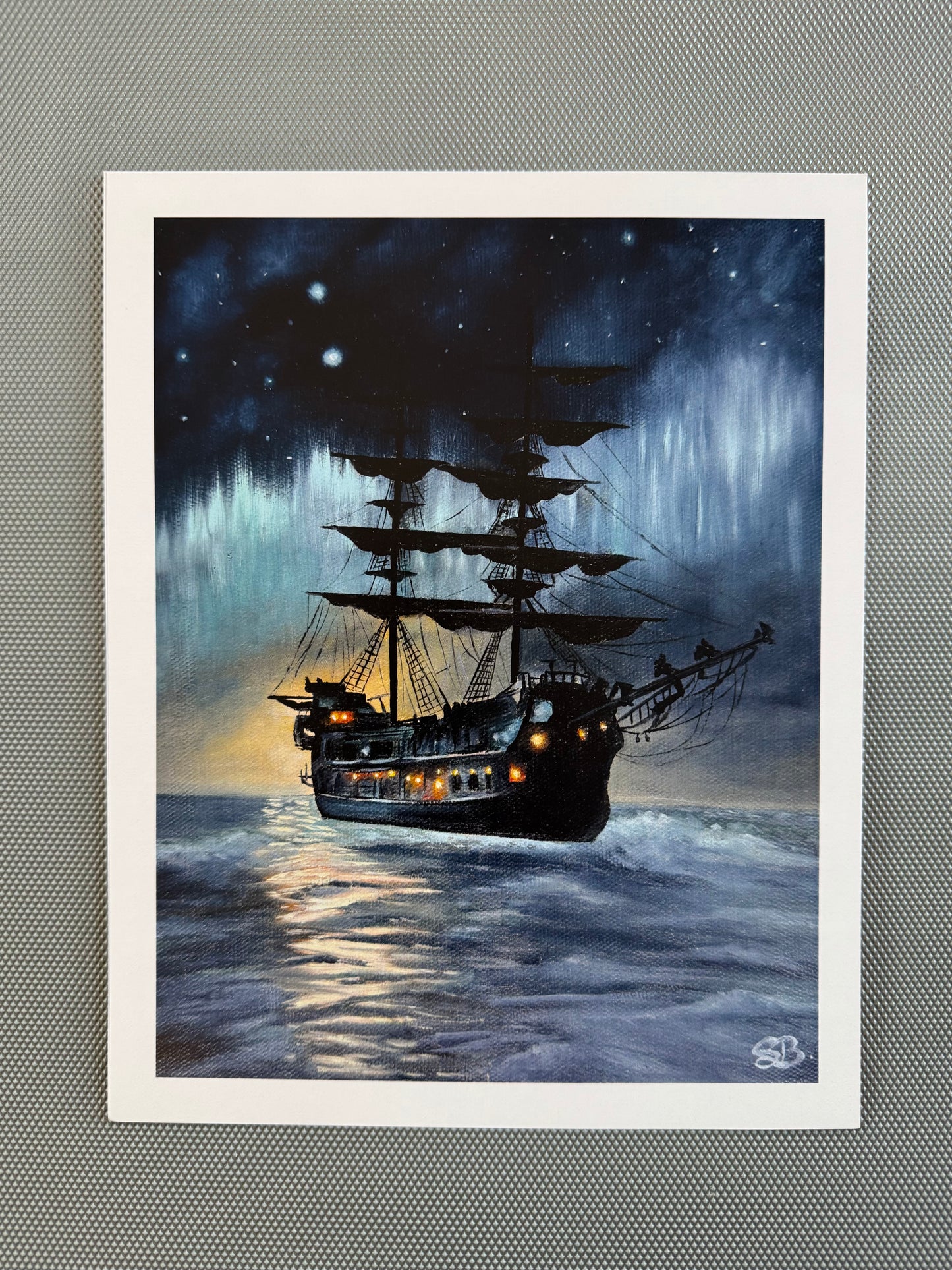 Guided by the Northern Glow Print
