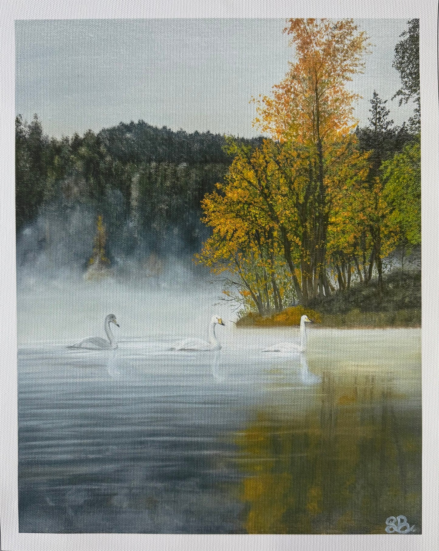 Morning by the Lake Print