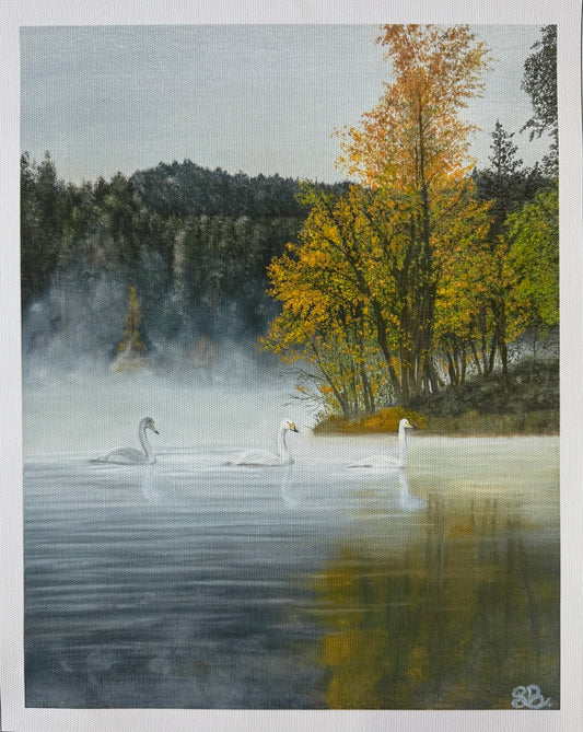 Morning by the Lake Print